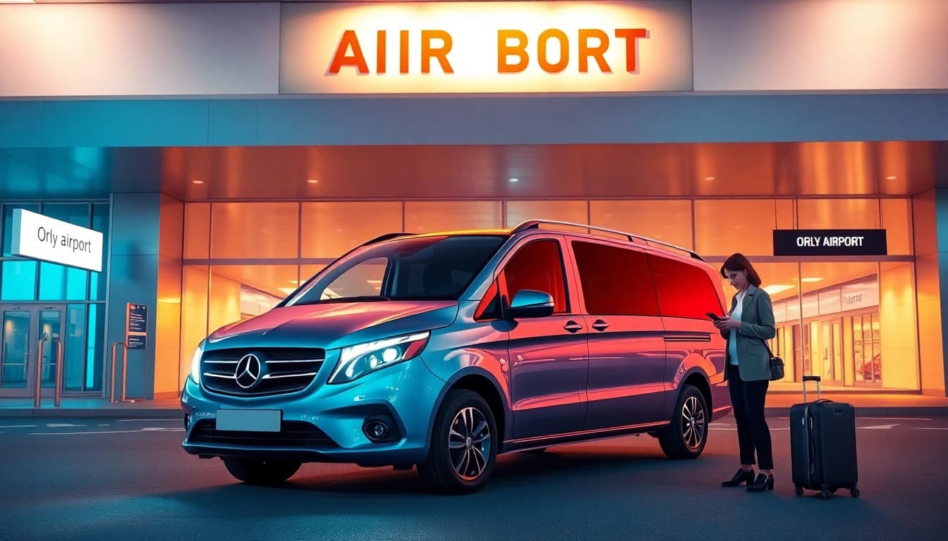 Book an Orly Airport to Paris Transfer with a stylish vehicle ready for passengers.