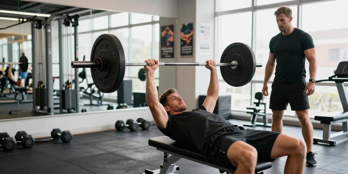 Selliza Steroids user lifting weights in a motivating gym atmosphere