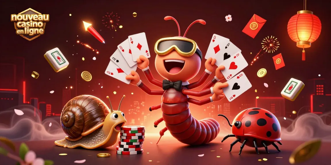 Jouez au nouveau casino en ligne avec des cartes et des jetons dans un décor fantastique.
