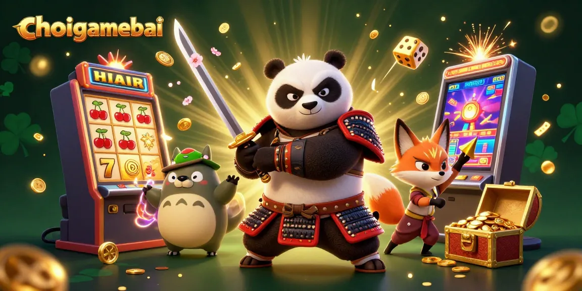 Engage with choigamebai's thrilling gameplay featuring vibrant characters amidst explosive casino elements