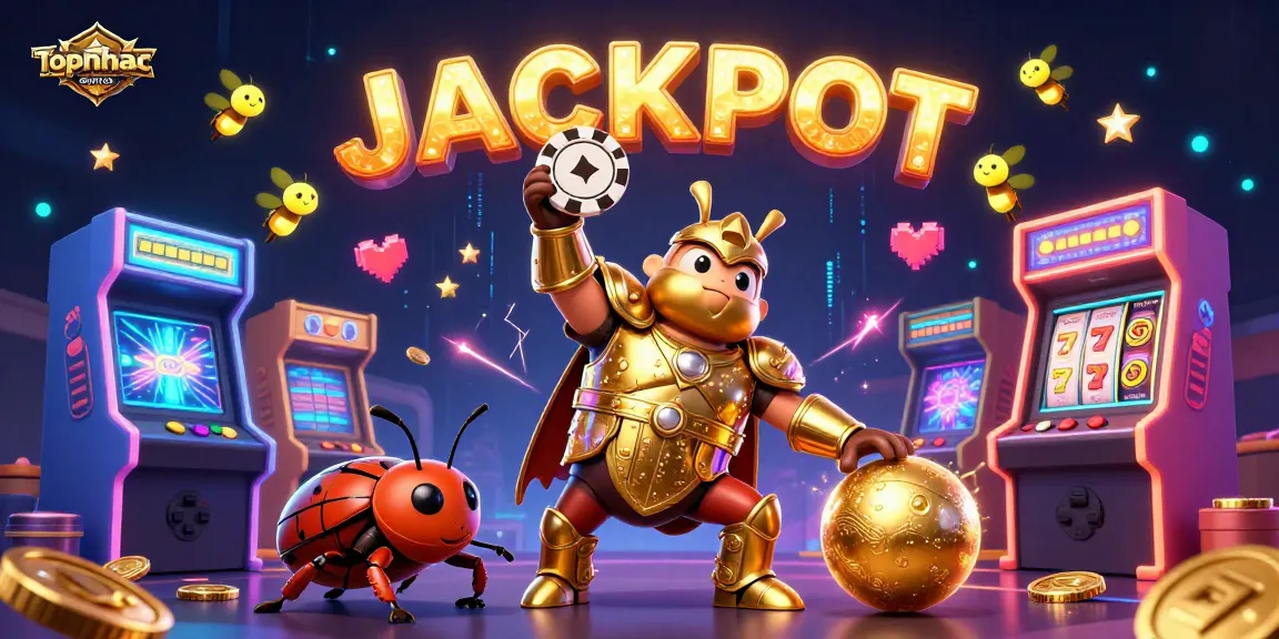 Conquer your luck with topnhacaimoi's glorious victory illustrated in a vibrant casino scene.