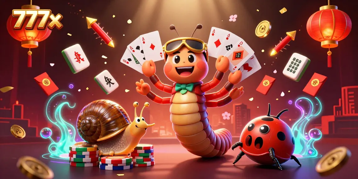 Experience thrilling gameplay with 777x's lively casino characters and dynamic card action.