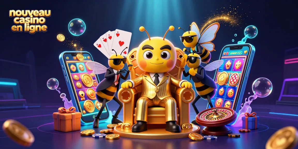 Explorez l'univers du nouveau casino en ligne avec un boss et ses gardes dévoilant des jeux captivants.
