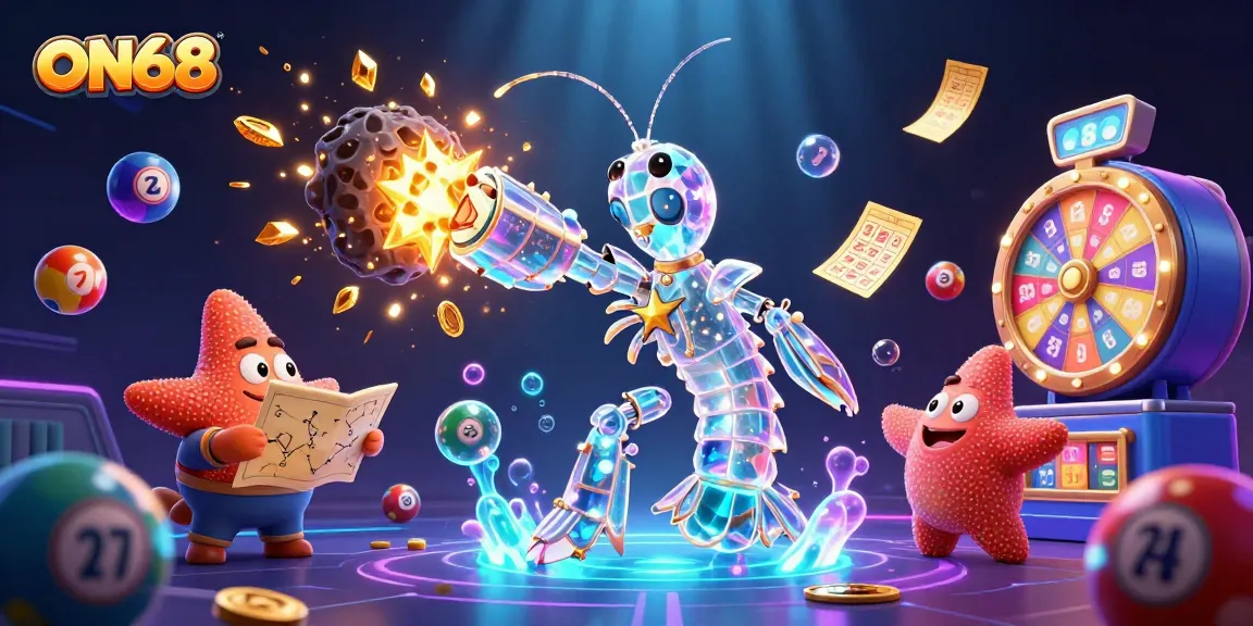 Engage with ON68's thrilling lottery experience featuring vibrant games and dynamic elements.