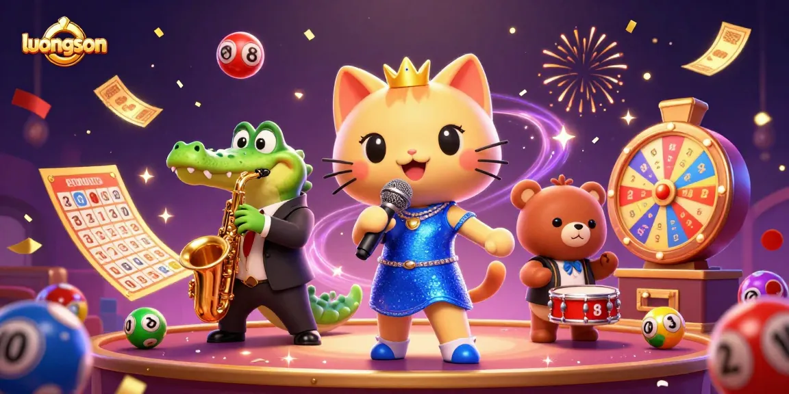 luongson captures the vibrant atmosphere of a casino with lively characters and dynamic game elements