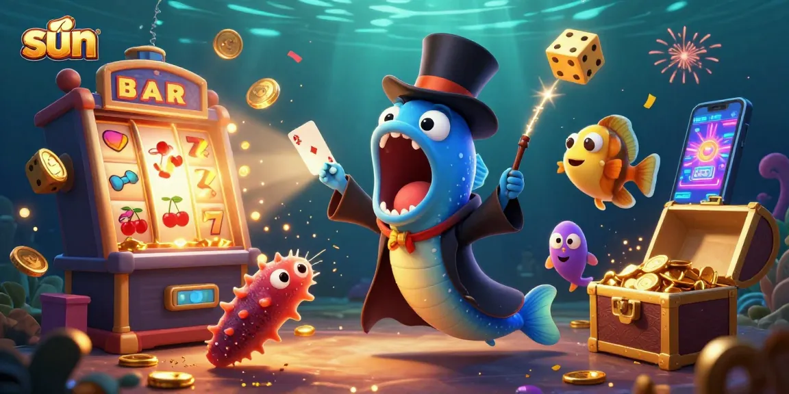 Engage with the thrilling sun-themed casino action featuring dynamic characters and vibrant game elements.