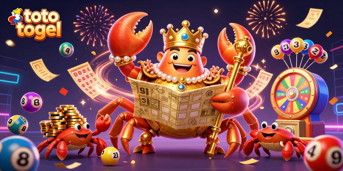 Experience the thrill of toto togel with vibrant lottery balls and dynamic gaming elements.