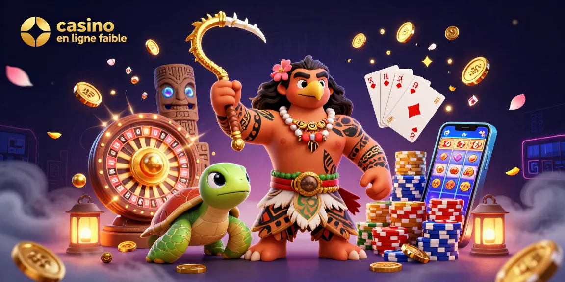 Profitez de l'univers d'un casino en ligne fiable avec des personnages colorés et des éléments de jeu captivants.