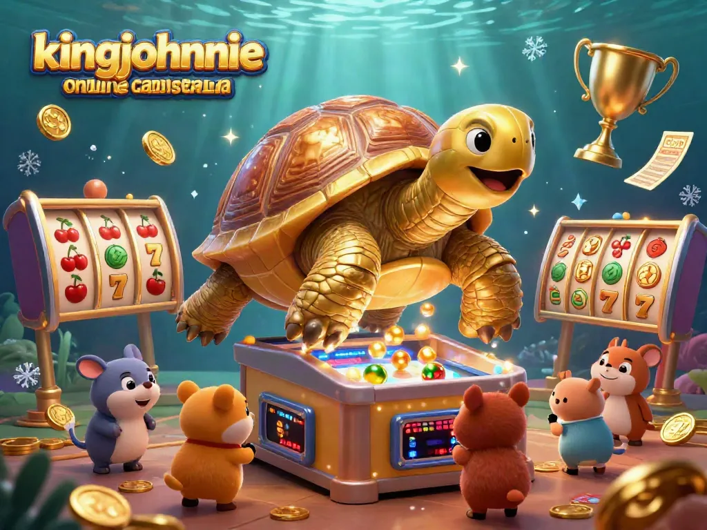 Play at kingjohnnie online casino australia with an immersive gaming scene filled with vibrant characters and symbols.