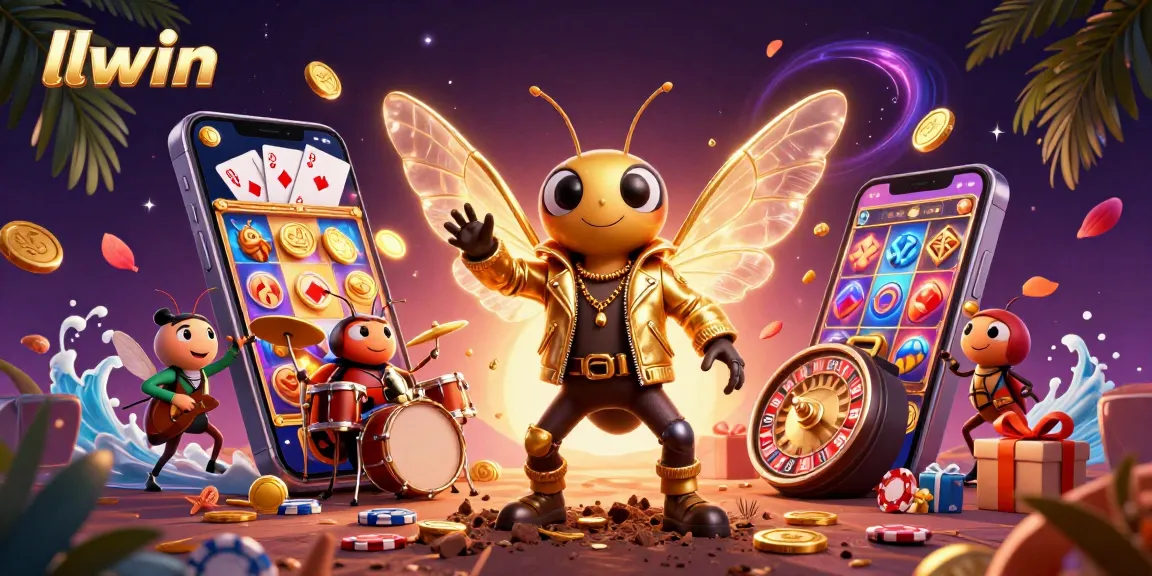Spin to win big at llwin with vibrant casino gaming characters and action-packed visuals.