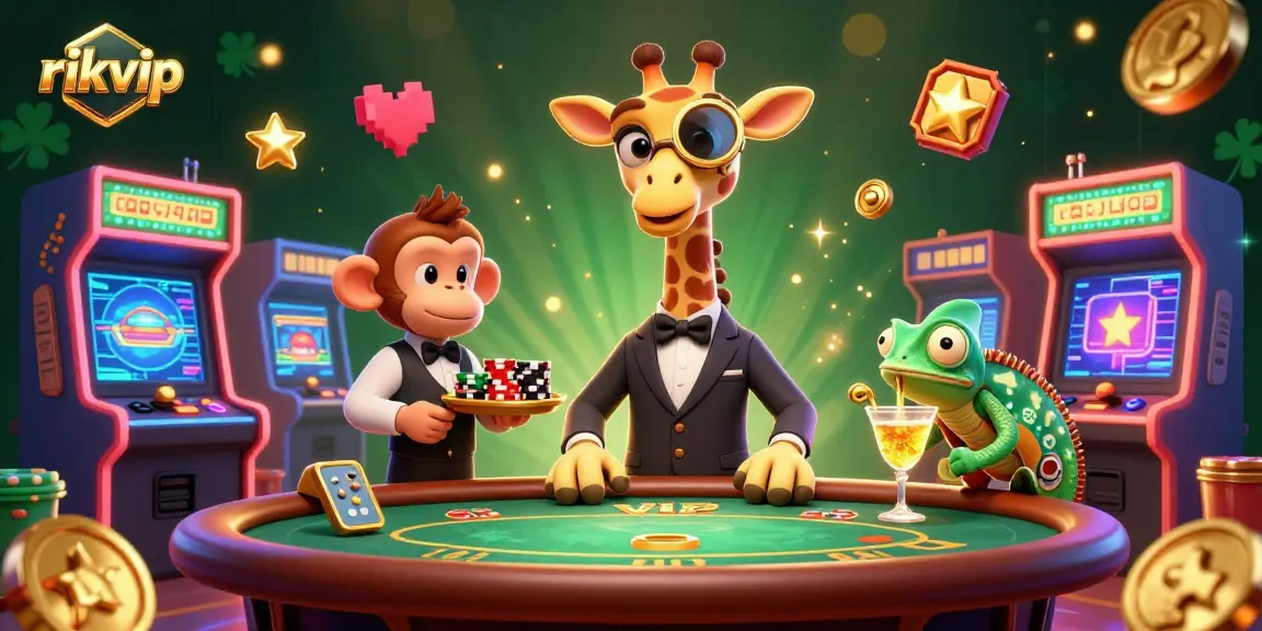 Experience thrilling wins at rikvip, where vibrant games and dynamic characters meet in a lively casino scene.
