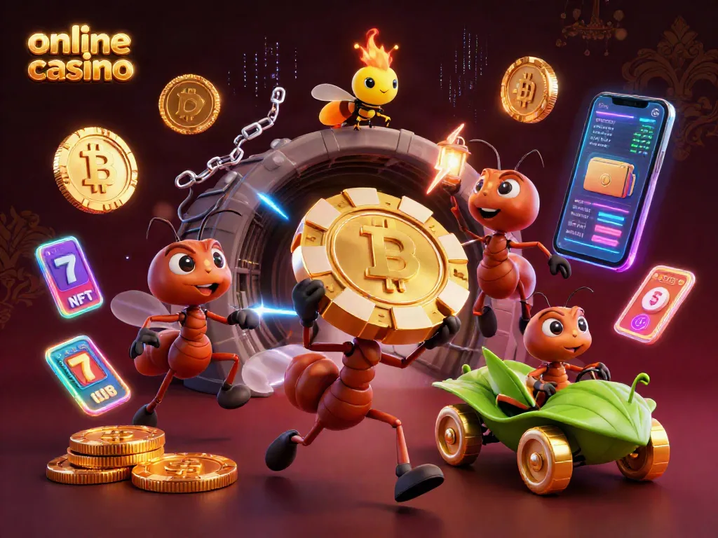 Engage with the exciting world of online casino gaming featuring vibrant animated characters on a heist adventure.