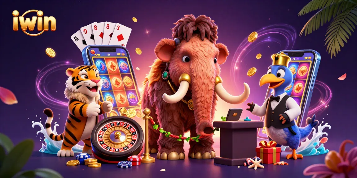 iwin Club welcomes VIPs with a bouncer and a stylish saber-tooth at the casino entrance.
