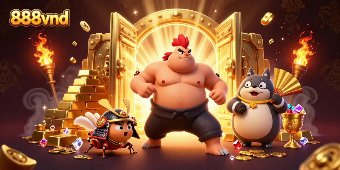 Experience the thrill of 888vnd casino gaming with dynamic characters and rich treasures.