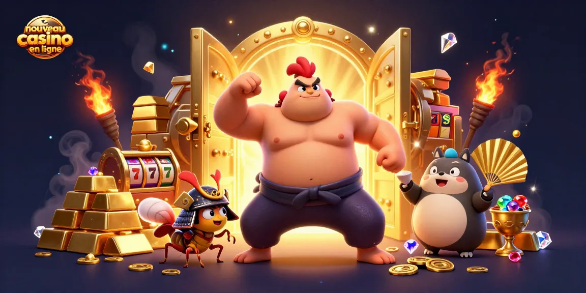 Faites l'expérience de nouveaux jeux sur le nouveau casino en ligne avec un combattant et des trésors dorés.