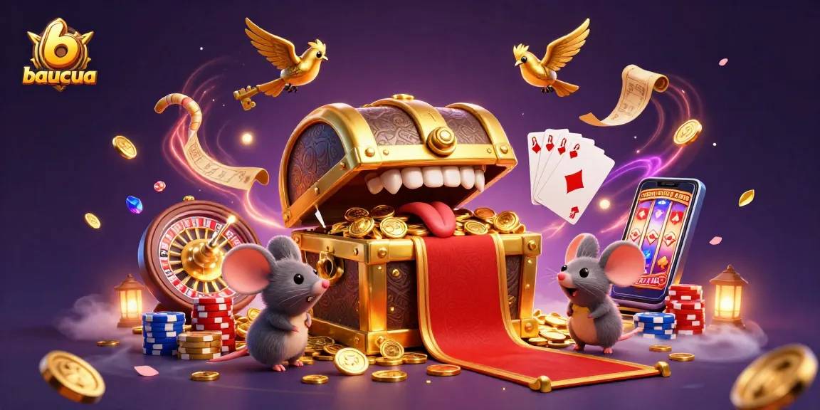 Engage in the thrilling baucua experience with vibrant 3D graphics and dynamic game elements.