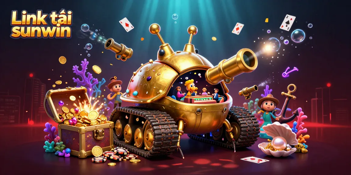 Experience thrilling gameplay in the Link tải sunwin casino-themed 3D illustration packed with rich gambling elements.