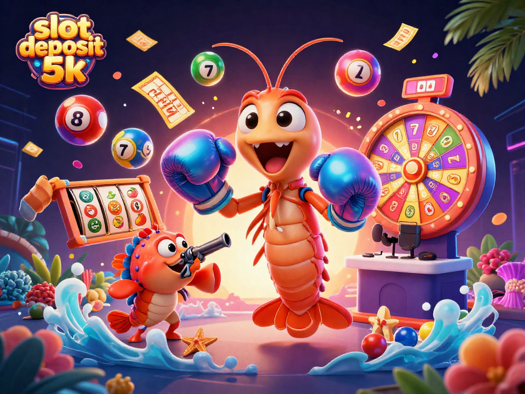 Experience thrilling slot deposit 5k action with vibrant characters and dynamic casino elements.