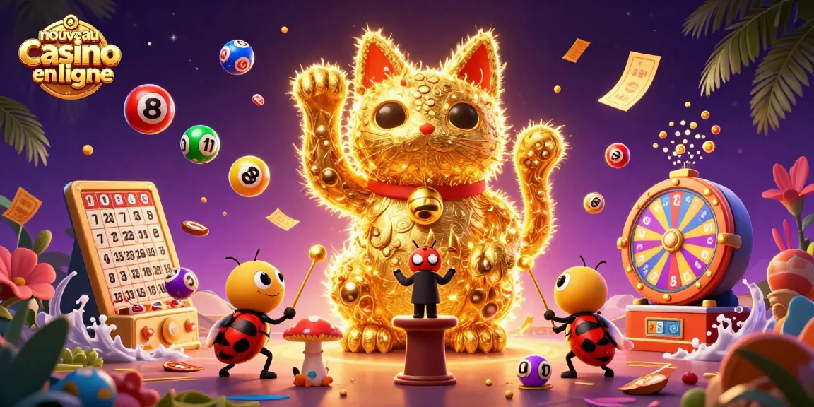 Rejoignez le nouveau casino en ligne avec un chat porte-bonheur et des loteries dynamiques.