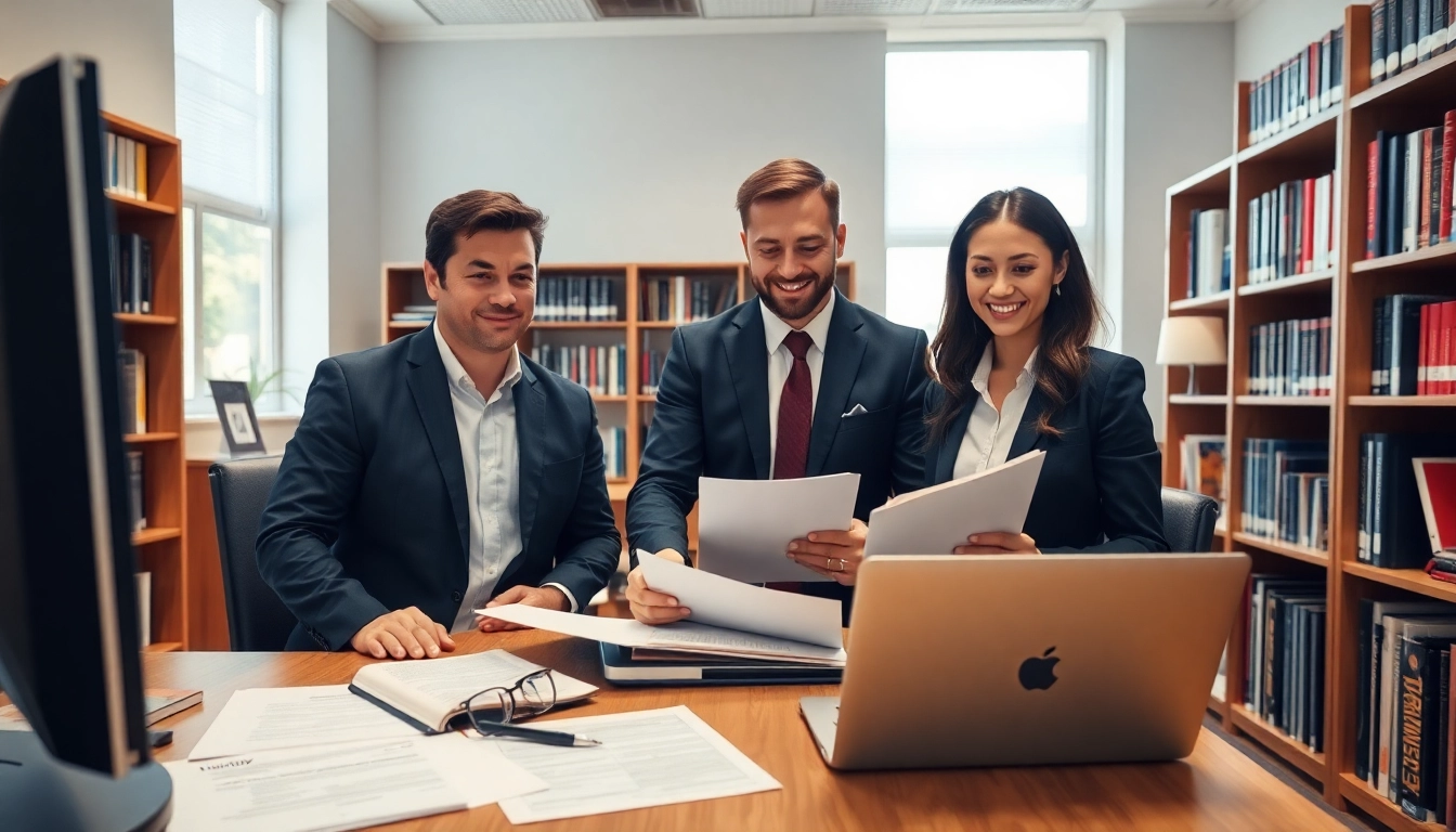 Providing Title Insurance Services by a dedicated team in a professional office environment.