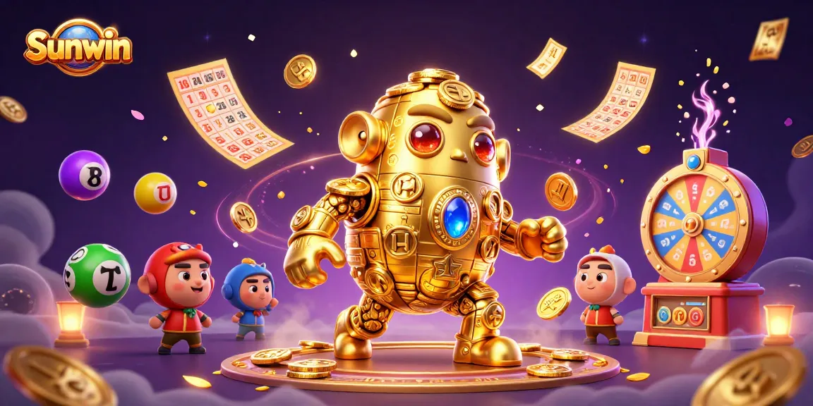 Sunwin's animated golden golem brings vibrant excitement to online gambling with dynamic games.