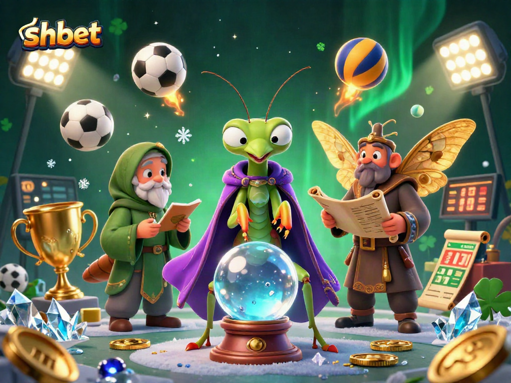 Experience exciting sports betting with shbet as mystical characters guide your wins and trophies.
