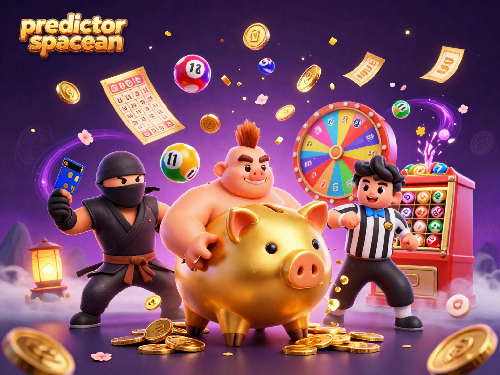 Engage with the thrilling world of predictor spaceman as fun characters explode into a dynamic casino illustration.