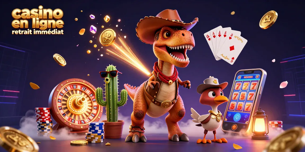 Profitez de l'expérience casino en ligne retrait immédiat avec des personnages animés et des éléments de jeu captivants.