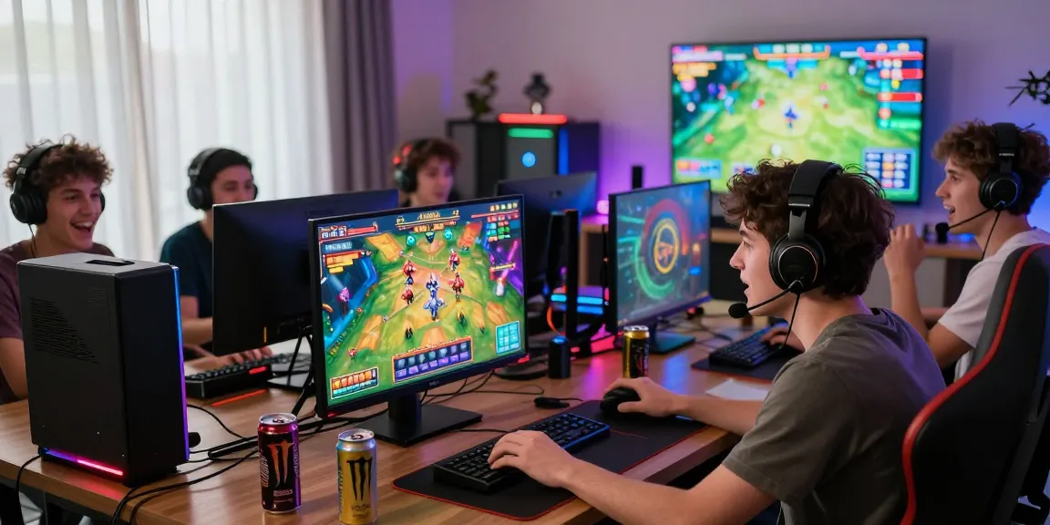 Engaging live online slot gaming experience highlighting a diverse group enjoying slot deposit qris action at home.