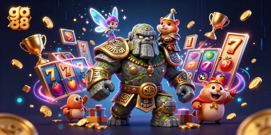 Engage with go 88 in a captivating slot adventure with magical characters and vibrant casino elements.
