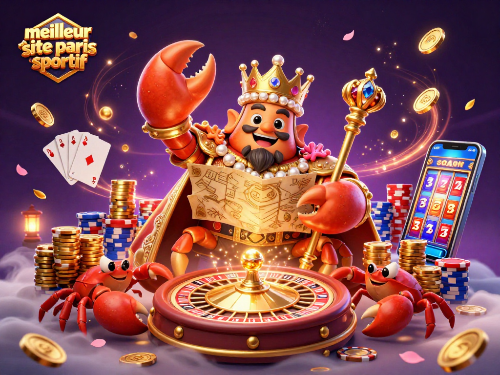 Pariez sur le meilleur site de paris sportif avec un crabe empereur et des éléments de casino dynamiques.