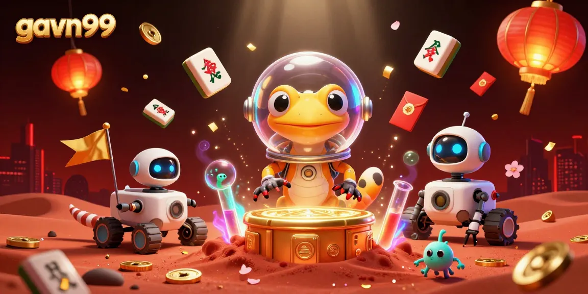 Gavn99 offers thrilling betting experiences with a Martian gecko discovering a hidden casino.